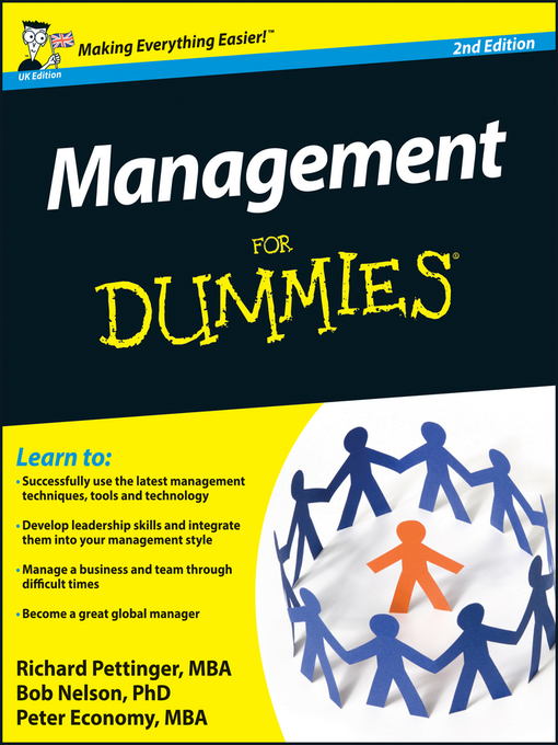 Title details for Management For Dummies by Richard Pettinger - Available